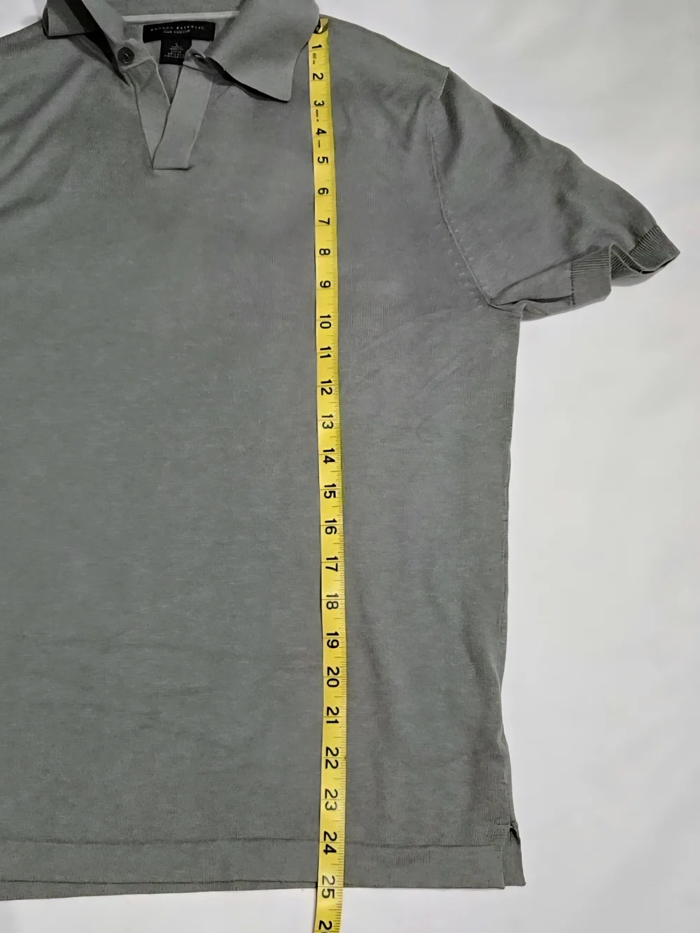 Banana Republic Silk/Cotton Polo Shirts Multi-Pack (2) Blue & Sage Gray -  Sm
